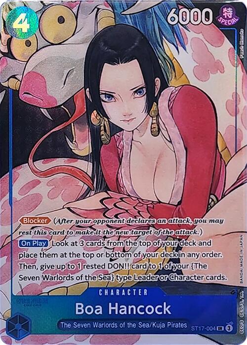 Boa Hancock ST17-004 Illustration Box Vol.1, rarity SR